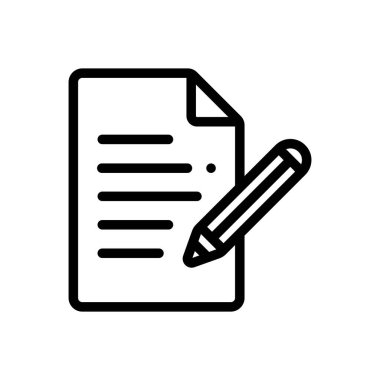 dosya simgesi. Beyaz Arkaplanda İnce Doğrusal Tasarım