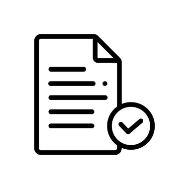 dosya simgesi. Beyaz Arkaplanda İnce Doğrusal Tasarım