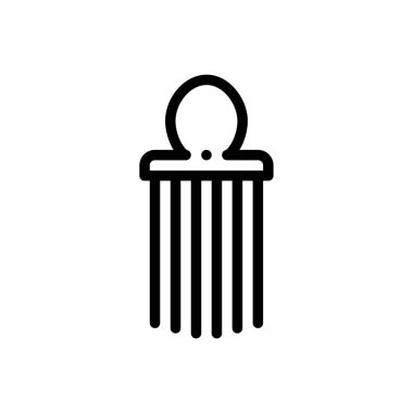 Kadın vücut ikonu. Beyaz Arkaplanda İnce Doğrusal Tasarım