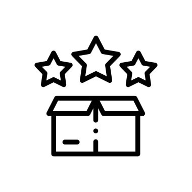 Geri bildirim simgesi. Beyaz Arkaplanda İnce Doğrusal Tasarım