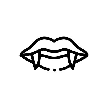 Hayran ikonu. Beyaz Arkaplanda İnce Doğrusal Tasarım