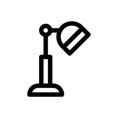 Saç ikonu. Beyaz Arkaplanda İnce Doğrusal Tasarım