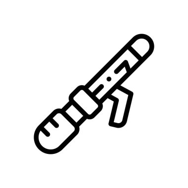 Saç kesimi ikonu. Beyaz Arkaplanda İnce Doğrusal Tasarım