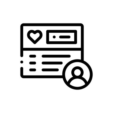 Kılavuz simgesi. Beyaz Arkaplanda İnce Doğrusal Tasarım