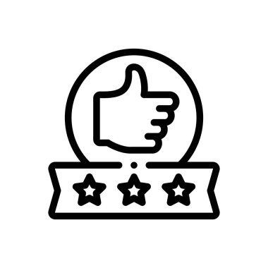 garanti simgesi. Beyaz Arkaplanda İnce Doğrusal Tasarım