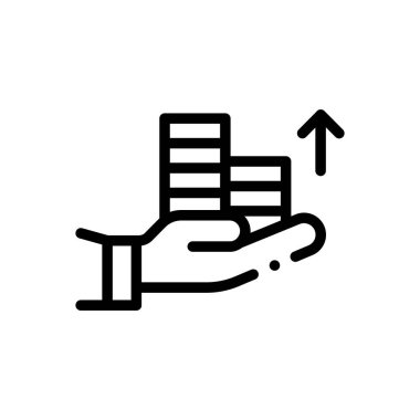 Grumichama simgesi. Beyaz Arkaplanda İnce Doğrusal Tasarım