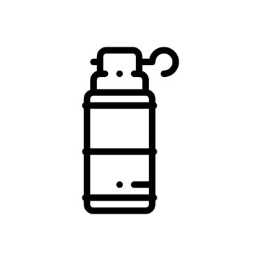 ızgara simgesi. Beyaz Arkaplanda İnce Doğrusal Tasarım