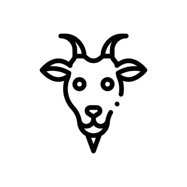 Kadeh simgesi. Beyaz Arkaplanda İnce Doğrusal Tasarım