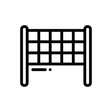 hedef simgesi. Beyaz Arkaplanda İnce Doğrusal Tasarım