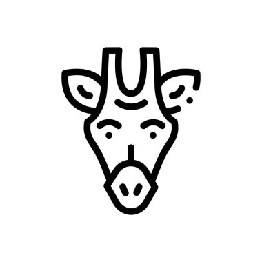 Kiriş ikonu. Beyaz Arkaplanda İnce Doğrusal Tasarım