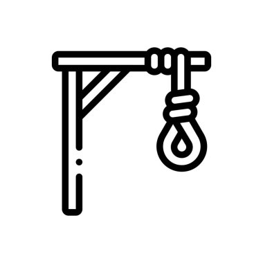 gif dosya biçimi simgesi. Beyaz Arkaplanda İnce Doğrusal Tasarım