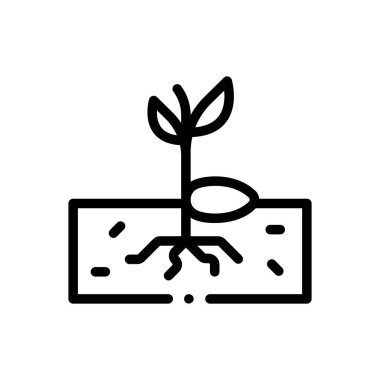 Jest ikonu. Beyaz Arkaplanda İnce Doğrusal Tasarım