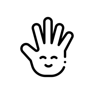 Fırın ikonu. Beyaz Arkaplanda İnce Doğrusal Tasarım