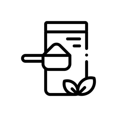 Cenaze ikonu. Beyaz Arkaplanda İnce Doğrusal Tasarım