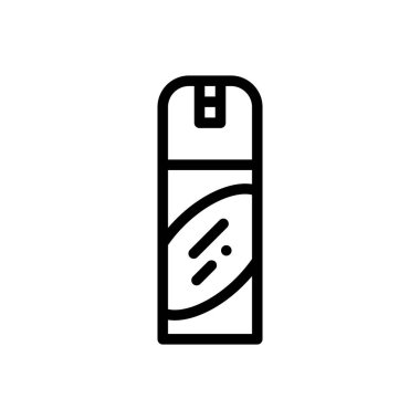 Sürtünme simgesi. Beyaz Arkaplanda İnce Doğrusal Tasarım