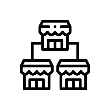 Fransiyum ikonu. Beyaz Arkaplanda İnce Doğrusal Tasarım