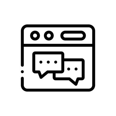 İleri simge. Beyaz Arkaplanda İnce Doğrusal Tasarım