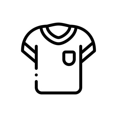 Futbol ikonu. Beyaz Arkaplanda İnce Doğrusal Tasarım