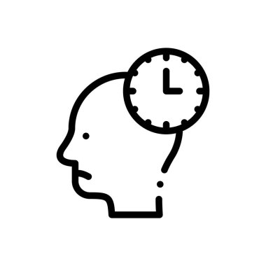 Müfettiş Icon. Beyaz Arkaplanda İnce Doğrusal Tasarım