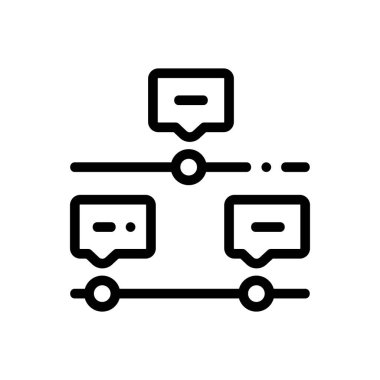 bilgi grafiği simgesi. Beyaz Arkaplanda İnce Doğrusal Tasarım