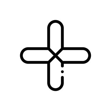 bilgi grafiği simgesi. Beyaz Arkaplanda İnce Doğrusal Tasarım