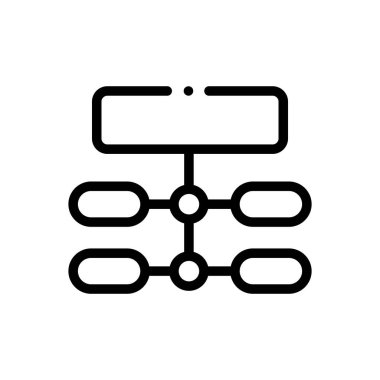 bilgi grafiği simgesi. Beyaz Arkaplanda İnce Doğrusal Tasarım