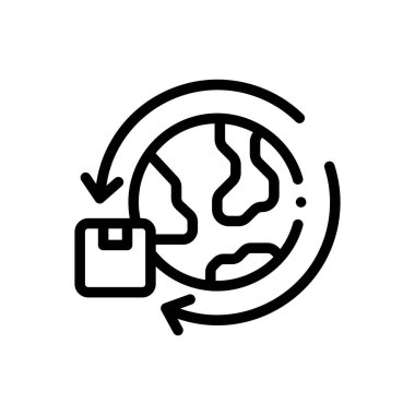 İktidarsızlık ikonu. Beyaz Arkaplanda İnce Doğrusal Tasarım