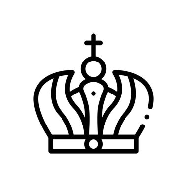 İmplant simgesi. Beyaz Arkaplanda İnce Doğrusal Tasarım