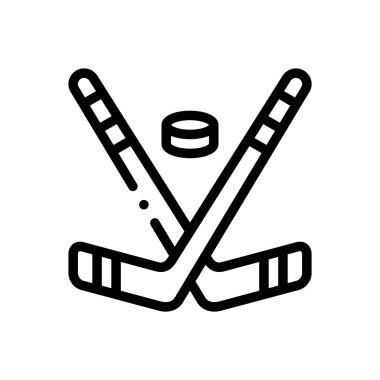 Buz lolipop ikonu. Beyaz Arkaplanda İnce Doğrusal Tasarım