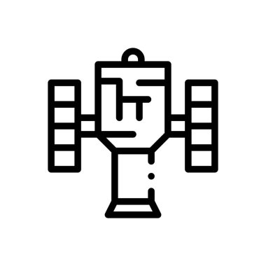 hud simgesi. Beyaz Arkaplanda İnce Doğrusal Tasarım