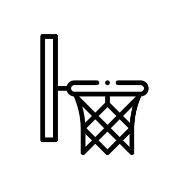 Çember ikonu. Beyaz Arkaplanda İnce Doğrusal Tasarım