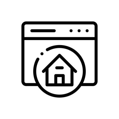 ödev simgesi. Beyaz Arkaplanda İnce Doğrusal Tasarım