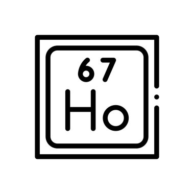 hologram simgesi. Beyaz Arkaplanda İnce Doğrusal Tasarım