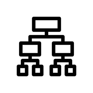 Hiyeroglif simgesi. Beyaz Arkaplanda İnce Doğrusal Tasarım