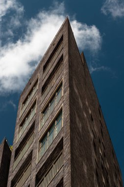 Modern mimariye düşük açılı bakış açısı, Amsterdam, Hollanda