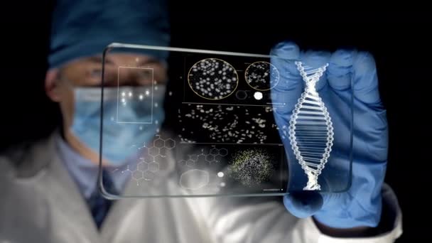 Dna Chemical Analysis — Stock Video