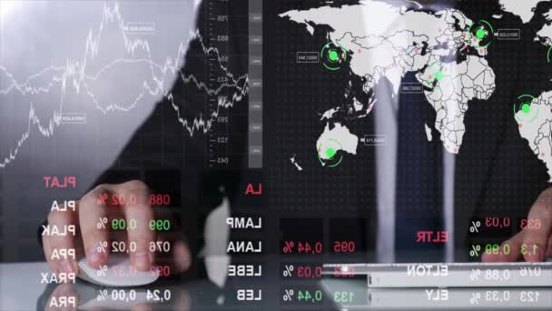 Global Finance Investment Plan — Stok video