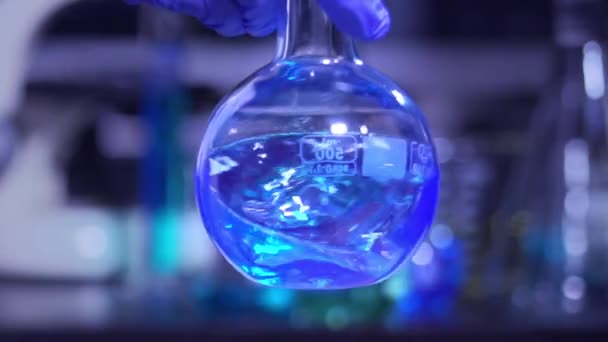 生物实验室的化学试验 — 图库视频影像