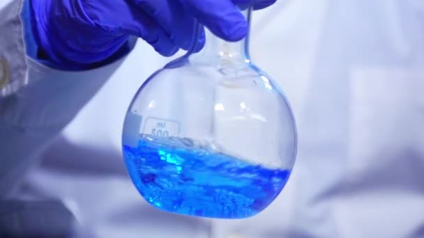 Хімічний Експеримент Випробувань Біолабораторії — стокове відео