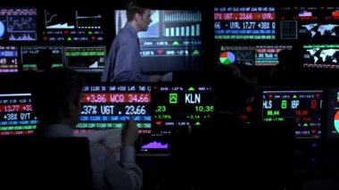 Borsa Ofisi iş konsepti