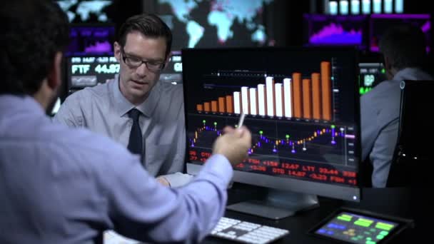 株式市場の成長データビジネスの概念 — ストック動画