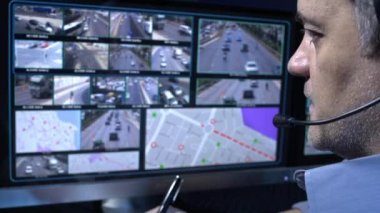 Trafik Kontrol Odası Görünümü