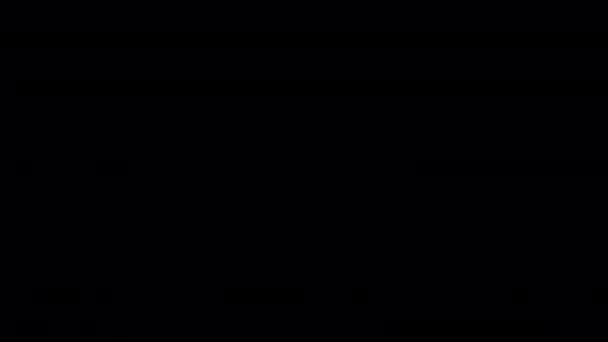 Красива Упаковка Нижніх Третіх Повнокольоровий Накладка Тла Пензлем Стилі Чорнила — стокове відео