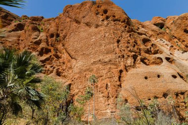 Echinda Chasm 'ın çarpıcı manzarası, Purnululu Ulusal Parkı' ndaki Bungle Bungles, Batı Avustralya