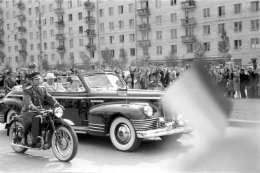 Moskova, SSCB, - 1959 dolaylarında: Komünist Parti Birinci Sekreteri Nikita Khrushchev