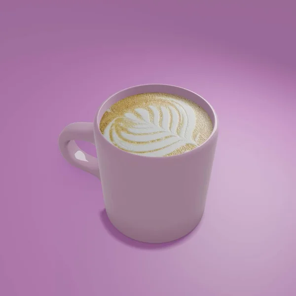 Velentines bir fincan kahve.