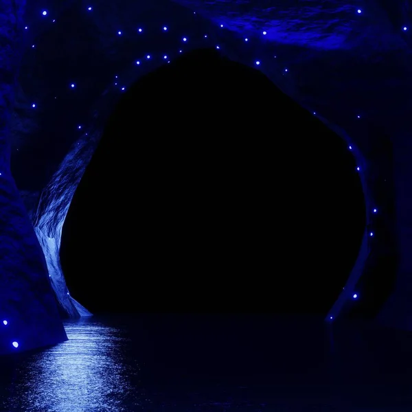 night cavern glow in the dark