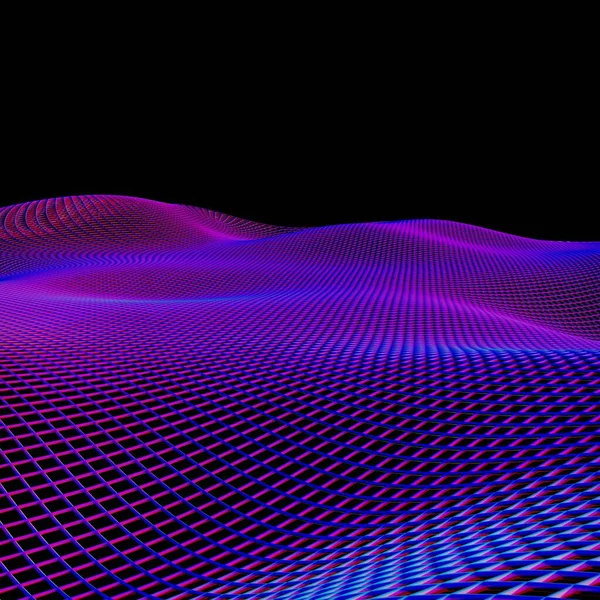 Neon ışıkları 3 boyutlu. Modelleme