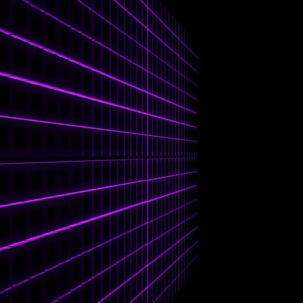 Neon ışıkları 3 boyutlu. Modelleme