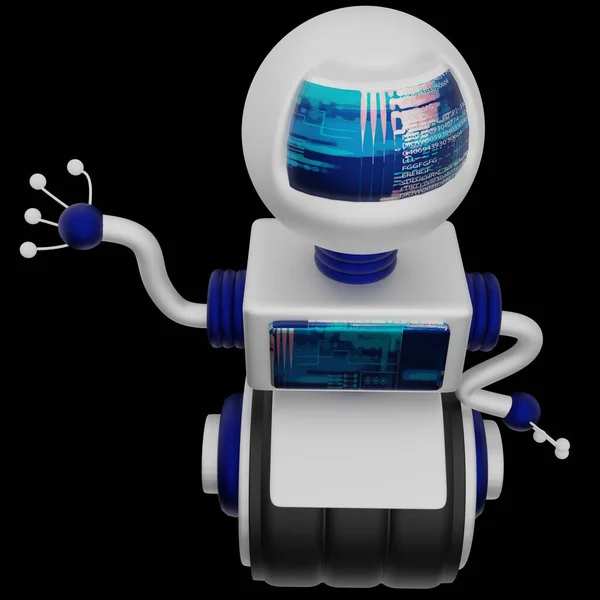 Robot Modellering Metavers — Stockfoto